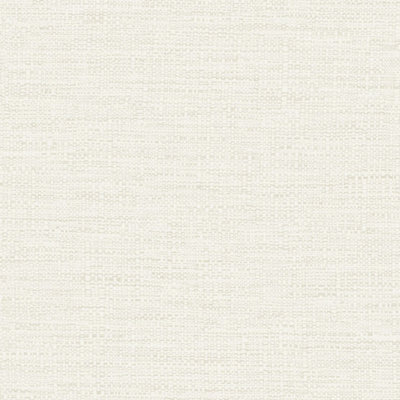 Grandeco Telma Slubbed Fabric Hessian Textured Luxury Wallpaper, White