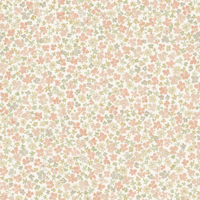 Grandeco Veronica Ditsy Daisy Floral Nursery Textured Wallpaper, Multi