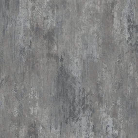 Grandeco Vincenzo Distressed Luxury Italian Plaster Grey Wallpaper