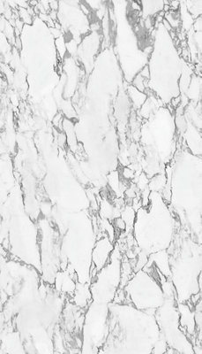 Grandeco White Marble 3 lane repeatable Textured Mural, 1.59 x 2.8m