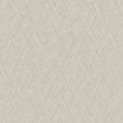 Grandeco Yuno Geometric Fabric Diamond Weave Textured Wallpaper, Light Grey