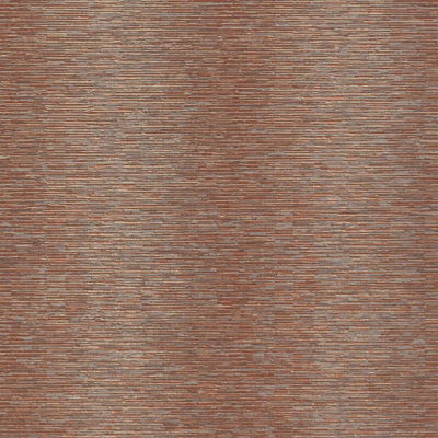 Grandeco Zezi Textured Blown Vinyl Wallpaper, Rust Red