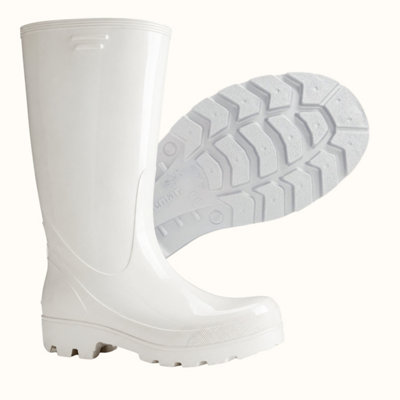 Grander Z Men's White PVC Work Wellies EU47