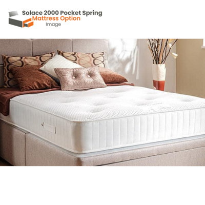 Grandeur Luxury End Lift Ottoman Divan Bed Base Only 6FT Super King ...