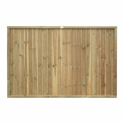 Grange Superior Closeboard Vertical Panel - Timber - L4 x W182.8 x H120 cm