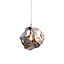 Granite Chrome Metallic Glass Modern contemporary 1 light Ceiling Pendant