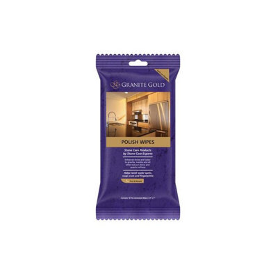 Granite Gold Polish Wipes Pack of 18 Wipes