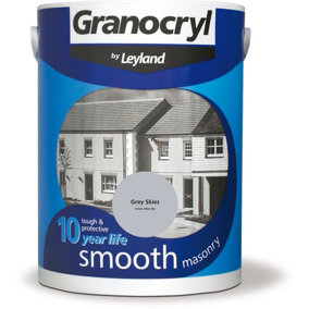 Granocryl Smooth Masonry Grey Skies Paint 5L