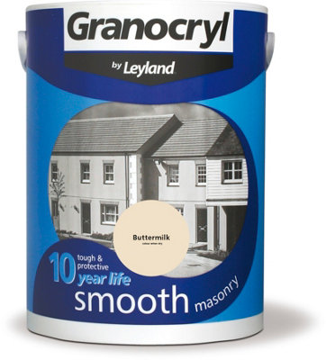 Granocryl Smooth Masonry Paint Buttermilk 5L