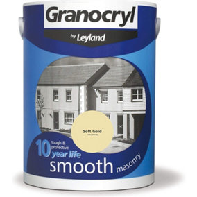 Granocryl Smooth Masonry Paint Soft Gold 5L
