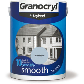 Granocryl Smooth Masonry Paint Spray Blue 5L