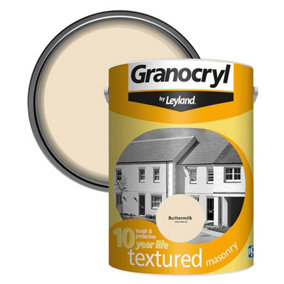 Granocryl Textured Masonry Paint Buttermilk 5L