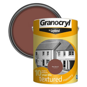 Granocryl Textured Masonry Paint Red Brick 5L