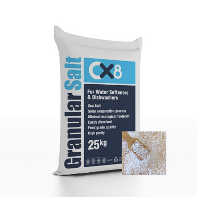 Granular Salt 25kg - Water Softener & Dishwasher Salt, High Purity ...