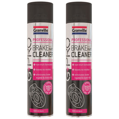 Granville Brake & Parts Cleaner Pads, Discs, Calipers Degreaser 600ml x2