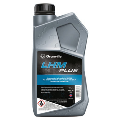 Granville LHM Plus Mineral Hydraulic Citroen Fluid Additives Maintenance 1L