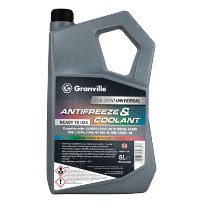 Granville Sub Zero Universal RTU Anti Freeze 5 Litre