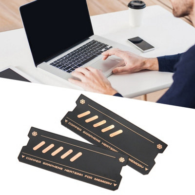 Graphene Cooling Heat Sink for DDR4/DDR5 Laptop Memory-2 Durable and Efficient Copper Units