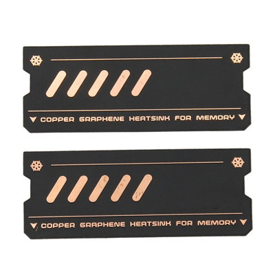 Graphene Cooling Heat Sink for DDR4/DDR5 Laptop Memory-2 Durable and Efficient Copper Units