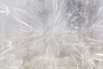 Graphic wallpaper in beige - 4 x 2,7 m