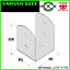 GRAPHITE Bolt Down BASE POST SUPPORT Fence Foot Base Brackets PERGOLA Internal Size: 101 mm - 4"