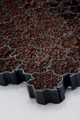 GRASS GRID PARKING REINFORCED PLASTIC PERMEABLE DRIVEWAY ECO PAVING GRID 3.5T 13.2sq M - 6