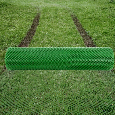 Grass Protection Mesh for Driveway Lawn Mat Car Park Turf Mud Reinforcement 25m Roll