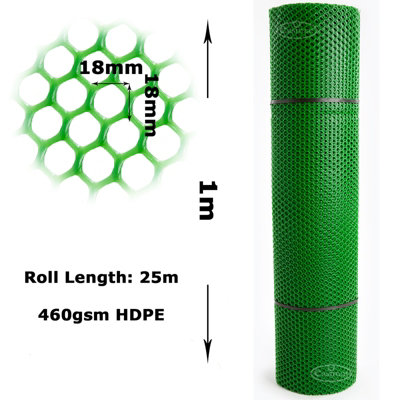 Grass Protection Mesh for Driveway Lawn Mat Car Park Turf Mud Reinforcement 25m Roll - 3