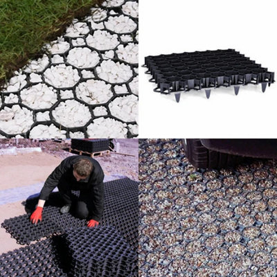 Gravel grid Plastic Paving Reinforcement500mm Square