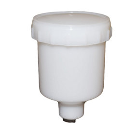 Gravity Feed Spray Plastic Pot 125ml Capacity M14 Female Thread