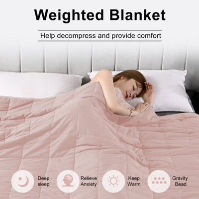 Gravity Weighted Blanket Double Single Anxiety Therapy Sleep Adult