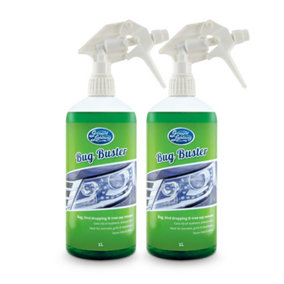 Greased Lightning Bug Buster Twin Pack - Bug and Tree Sap Remover - 1 Litre Twin Pack