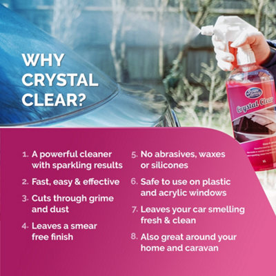 Greased Lightning Crystal Clear Glass and Mirror Cleaner 5 Litre - Glass and Mirror Cleaner