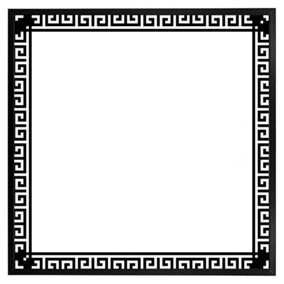 Greek key border frame (Picutre Frame) / 24x24" / Grey