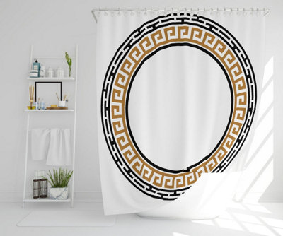 Greek Key Frame (Shower Curtain) / Default Title Price Comparisons | Compare The Build