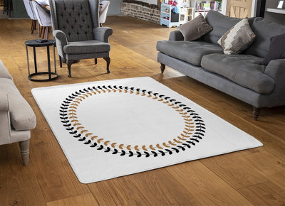 Greek Olive Tree Leaves Special Soft Home Rug