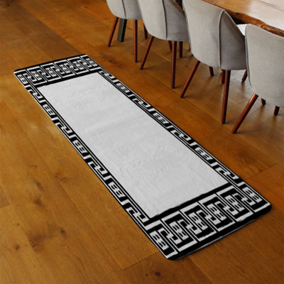 Greek Traditional Meandor Runner Special Soft Home Rug