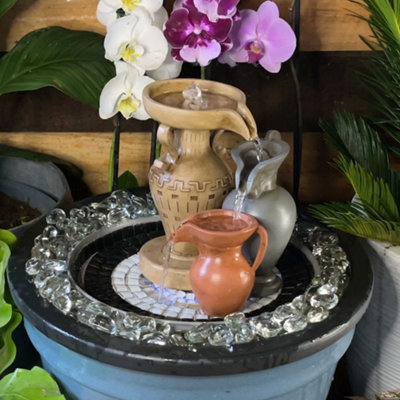 Greek Water Cascades - A Hydria Life Fountain Accessory
