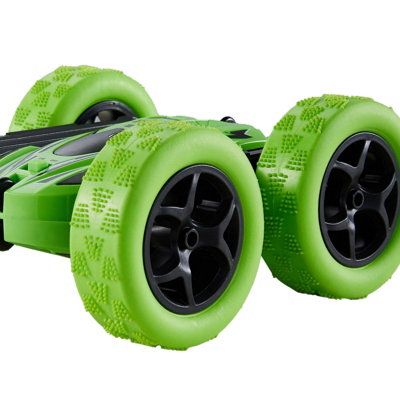 Mini Stunt Bounce Car Toy For Children In Green Color