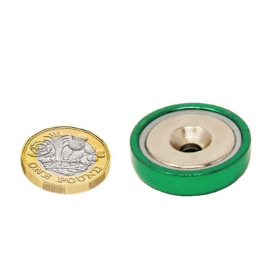 N42 Neodymium Stainless Steel Pot Magnet For Arts, Crafts, Model Making Diy Hobbies Office And Home 14mm Dia X 3 5mm Thick X 3 5mm C Bore 5 2kg Pull Pack Of 10