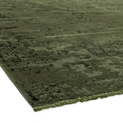 Green Abstract Luxurious Modern Easy to Clean Abstract Rug For Bedroom Dining Room And Living Room -120cm X 180cm