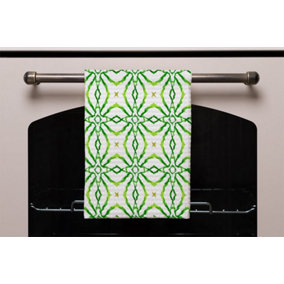 Green alluring boho chic (Kitchen Towel) / Default Title