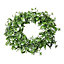 Green Artificial Round Wreath Wall Decoration Dia 45cm
