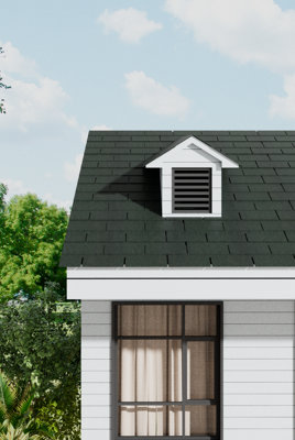 Green Asphalt Roof Shingle Garden Bitumen Roofing Shingles Shed Roof Tiles 2.6 m² 18 Pcs