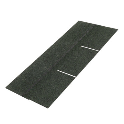 Green Asphalt Roof Shingle Garden Bitumen Roofing Shingles Shed Roof Tiles 2.6 m² 18 Pcs
