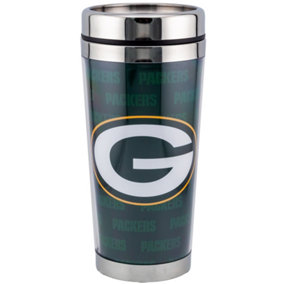 Green Bay Packers Wrap Travel Mug Green/White/Yellow (One Size)