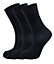 Green Bear Unisex Bamboo BLACK Colour Socks-size 3-5 Cushioned Sole - Soft & Antibacterial - 3 Pack