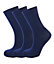 Green Bear Unisex Bamboo NAVY Colour Socks-size 3-5 Cushioned Sole - Soft & Antibacterial - 3 Pack