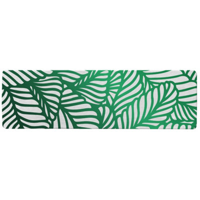 Green Biophilic design with natural analogues texture Designer Runner ...