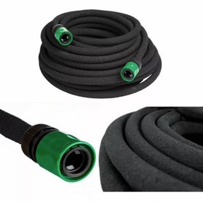 Green Blade BB-HP134 Soaker Hose Porous Pipe 30m Leaky Garden Watering System Irrigation - Black